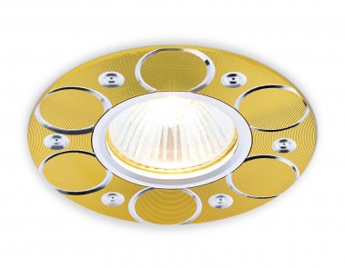 Фотография товара 'Ambrella A808 AL/G Встраиваемый потолочный точечный светильник MR16'