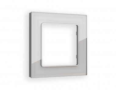 Фотография товара 'Ambrella AF330401 Рамка ALFA Platos (Серебро Стекло органическое) 1-ая'