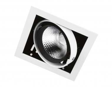 Фотография товара 'Ambrella T811 BK/CH 12W 4200K Карданный встраиваемый светодиодный светильник'