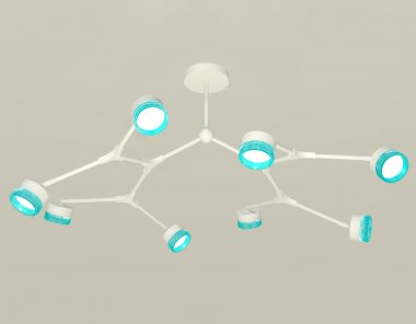 Фотография товара 'Ambrella XB9059202 Комплект подвесного поворотного светильника с композитным хрусталем'