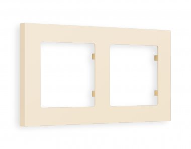 Фотография товара 'Ambrella AF220332 Рамка ALFA Techno (Бежевый матовый) 2-ая'