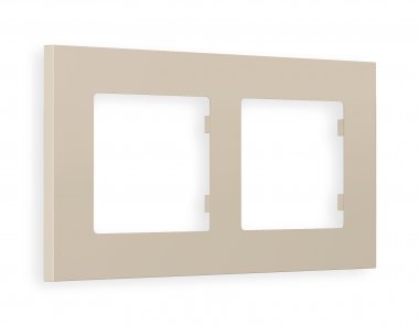 Фотография товара 'Ambrella AF250362 Рамка ALFA Qubi (Серо-бежевый матовый) 2-ая'