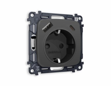 Фотография товара 'Ambrella MO910010 Комплект механизма электрической розетки OMEGA'