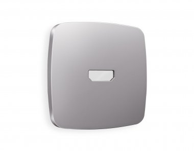 Фотография товара 'Ambrella OP5140 Лицевая панель OMEGA (Сталь матовый) для HDMI розетки'