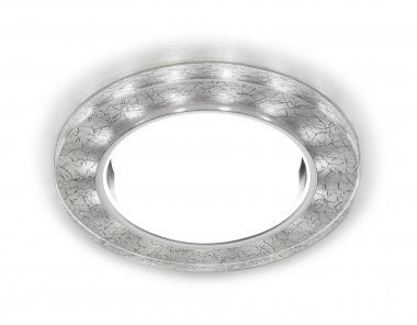 Фотография товара 'Ambrella G248 W/CH Встраиваемый точечный светильник со светодиодной лентой GX53+3W'