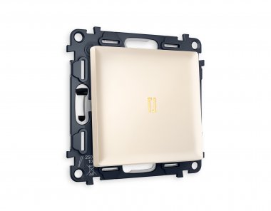 Фотография товара 'Ambrella MA322030 Комплект механизма 1-клавишного проходного выключателя с подсветкой 3200K'