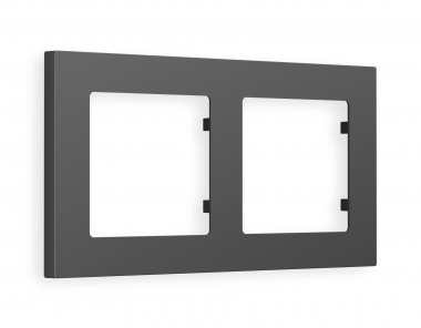 Фотография товара 'Ambrella AF220802 Рамка ALFA Techno (Графит Мягкое касание) 2-ая'