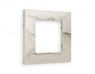 Фотография товара 'Ambrella AF930601 Рамка ALFA Grand (Серо-бежевый мрамор) 1-ая'