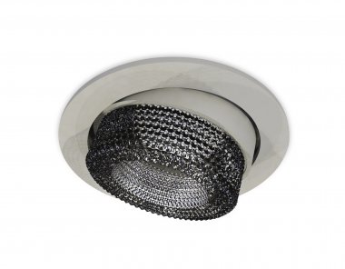 Фотография товара 'Ambrella XC7653061 Комплект встраиваемого поворотного светильника SGR/BK'