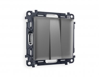 Фотография товара 'Ambrella MA655010 Комплект механизма 3-клавишного выключателя ALFA'