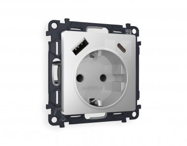 Фотография товара 'Ambrella MA410010 Комплект механизма электрической розетки ALFA'