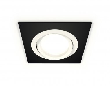 Фотография товара 'Ambrella XC7632080 Комплект встраиваемого поворотного светильника SBK/SWH'