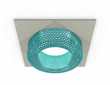 Фотография товара 'Ambrella XC7633023 Комплект встраиваемого светильника SGR/BL'