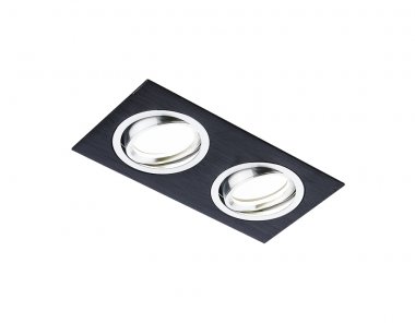 Фотография товара 'Ambrella A601/2 BK Встраиваемый потолочный точечный светильник MR16'