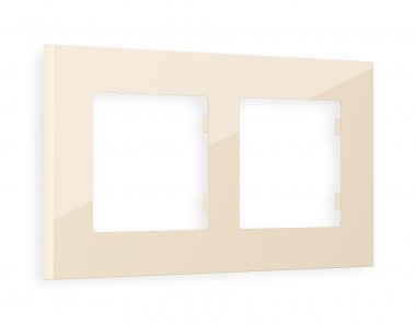 Фотография товара 'Ambrella AF250302 Рамка ALFA Qubi (Бежевый глянец) 2-ая'