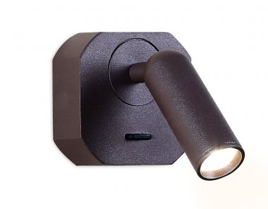 Фотография товара 'Ambrella FW283 Настенный светодиодный светильник с выключателем 4200K 3W 66*66*65'