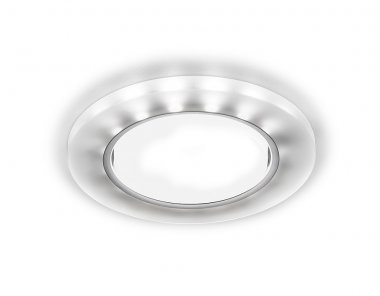 Фотография товара 'Ambrella G214 CH/WH Встраиваемый точечный светильник со светодиодной лентой GX53+3W'