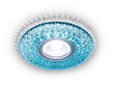 Фотография товара 'Ambrella S333 BL/WH Встраиваемый точечный светильник со светодиодной лентой MR16+3W'