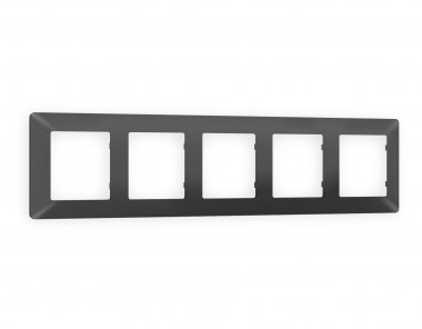 Фотография товара 'Ambrella AF110805 Рамка ALFA Line (Графит Мягкое касание) 5-ая'