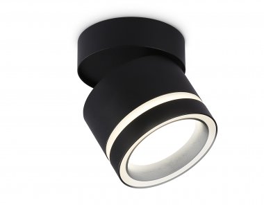 Фотография товара 'Ambrella Светильник накладной поворотный BK/FR черный/белый матовый'