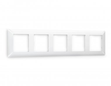 Фотография товара 'Ambrella AF110105 Рамка ALFA Line (Белый глянец) 5-ая'