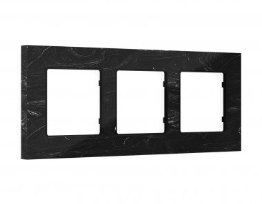 Фотография товара 'Ambrella AF930703 Рамка ALFA Grand (Черный мрамор) 3-ая'