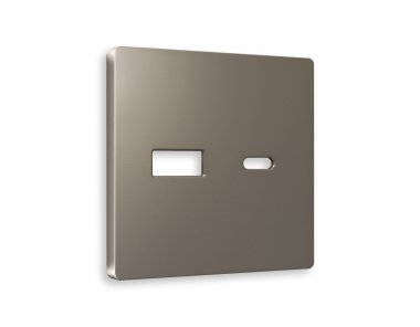 Фотография товара 'Ambrella AP6410 Лицевая панель ALFA (Темная бронза матовый) для розетки 2USB'