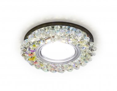 Фотография товара 'Ambrella S701 PR/CH/WH Встраиваемый точечный светильник со светодиодной лентой MR16+3W'