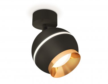 Фотография товара 'Ambrella XM1102004 Комплект поворотного светильника с дополнительной подсветкой SBK/PYG'