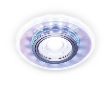 Фотография товара 'Ambrella S211 PR/WH Встраиваемый точечный светильник со светодиодной лентой MR16+3W'