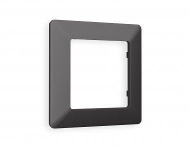 Фотография товара 'Ambrella AF110801 Рамка ALFA Line (Графит Мягкое касание) 1-ая'