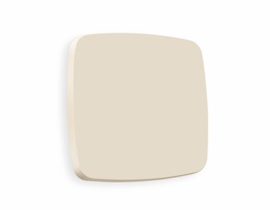 Фотография товара 'Ambrella OP3210 Лицевая панель OMEGA (Бежевый матовый) для 1-клавишных выключателей'