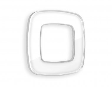 Фотография товара 'Ambrella OF640131 Рамка OMEGA Coint (Белый Стекло органическое/Серебро) 1-ая'