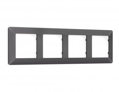 Фотография товара 'Ambrella AF110654 Рамка ALFA Line (Антрацит серый) 4-ая'