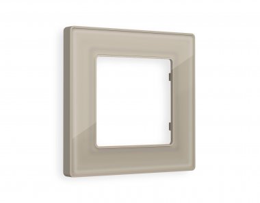 Фотография товара 'Ambrella AF580361 Рамка ALFA Arctic (Серо-бежевый Стекло органическое) 1-ая'