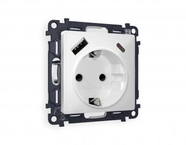 Фотография товара 'Ambrella MA130010 Комплект механизма электрической розетки ALFA'