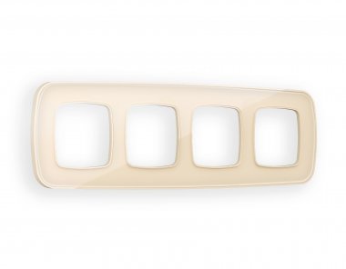 Фотография товара 'Ambrella OF640304 Рамка OMEGA Coint (Бежевый Стекло органическое) 4-ая'