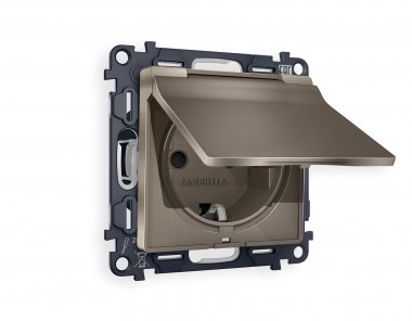 Фотография товара 'Ambrella MA638010 Комплект механизма электрической розетки ALFA'