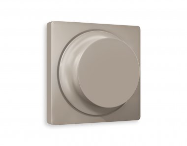 Фотография товара 'Ambrella AP3655 Лицевая панель ALFA (Серо-бежевый матовый) для светорегулятора'