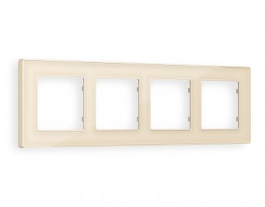 Фотография товара 'Ambrella AF580304 Рамка ALFA Arctic (Бежевый Стекло органическое) 4-ая'