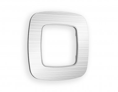 Фотография товара 'Ambrella OF580101 Рамка OMEGA Radian (Серебро Металл шлифованный) 1-ая'