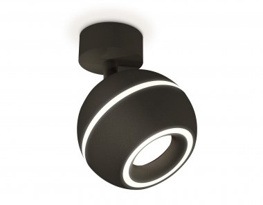 Фотография товара 'Ambrella XM1102015 Комплект поворотного светильника с дополнительной подсветкой SBK'