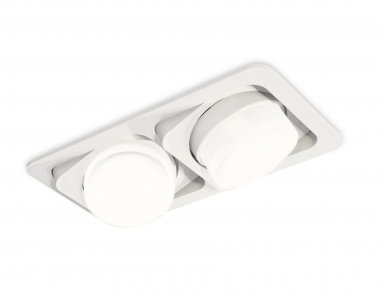 Фотография товара 'Ambrella XC7663083 Комплект встраиваемого поворотного светильника SWH/FR/CL'