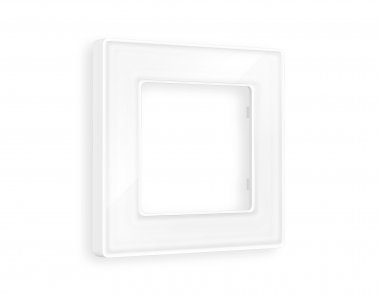 Фотография товара 'Ambrella AF580101 Рамка ALFA Arctic (Белый Стекло органическое) 1-ая'