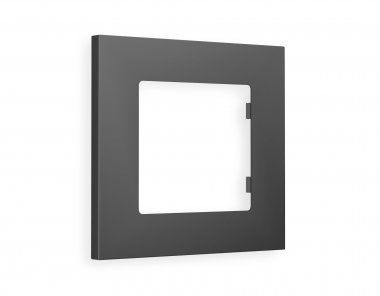 Фотография товара 'Ambrella AF250801 Рамка ALFA Qubi (Графит Мягкое касание) 1-ая'