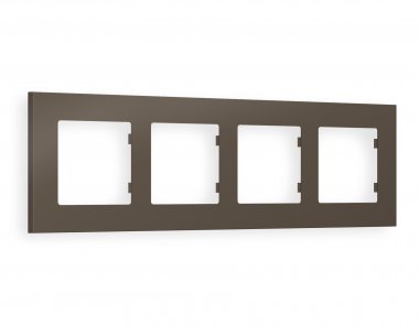 Фотография товара 'Ambrella AF250634 Рамка ALFA Qubi (Темная бронза матовый) 4-ая'