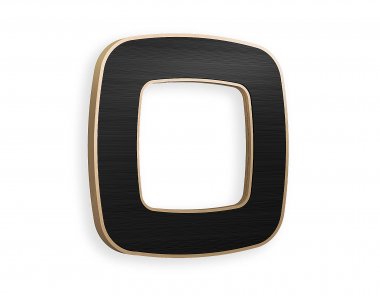 Фотография товара 'Ambrella OF640541 Рамка OMEGA Coint (Черный Стекло органическое/Шампань) 1-ая'