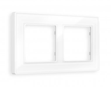 Фотография товара 'Ambrella AF580102 Рамка ALFA Arctic (Белый Стекло органическое) 2-ая'