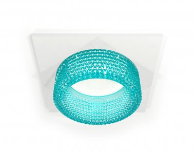 Фотография товара 'Ambrella XC6520043 Комплект встраиваемого светильника с композитным хрусталем SWH/BL'