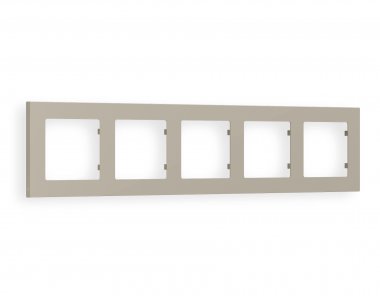 Фотография товара 'Ambrella AF220365 Рамка ALFA Techno (Серо-бежевый матовый) 5-ая'